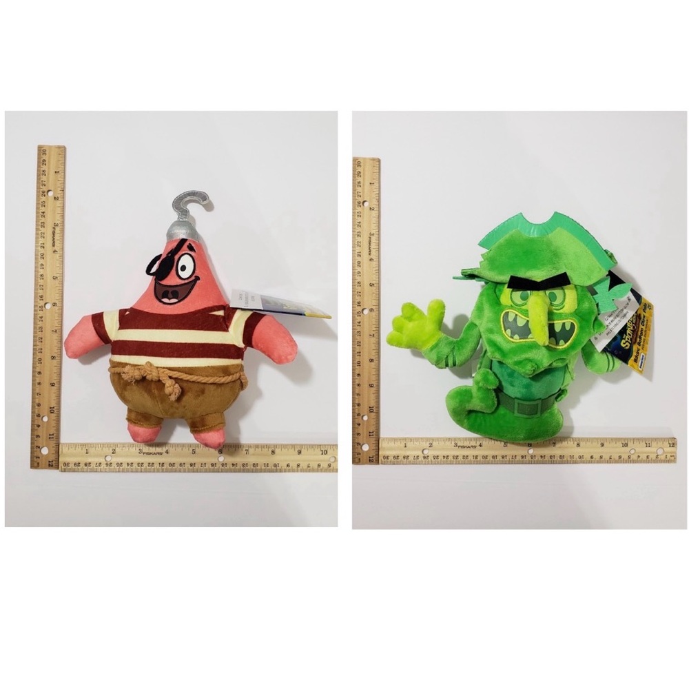 The Spongebob Movie Bikini Bottom Glow Pals Spongebob Squarepants Plush Lot of 4 - Picture 13 of 13